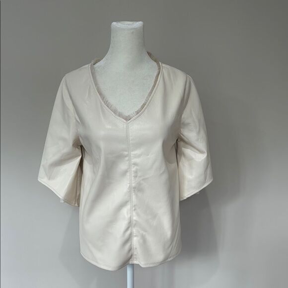 Melissa Nepton Ciska Top In Pearl Size Small - Picture 2 of 4